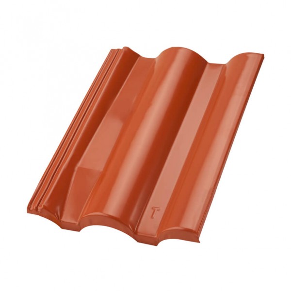 Lehmann Braas Taunus Pfanne, ziegelrot