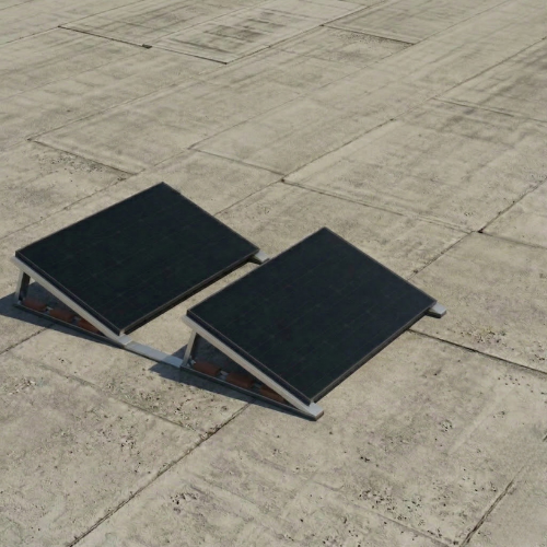 Süd Montageset für 2 Solarmodule – hintereinander-deine-solarwelt