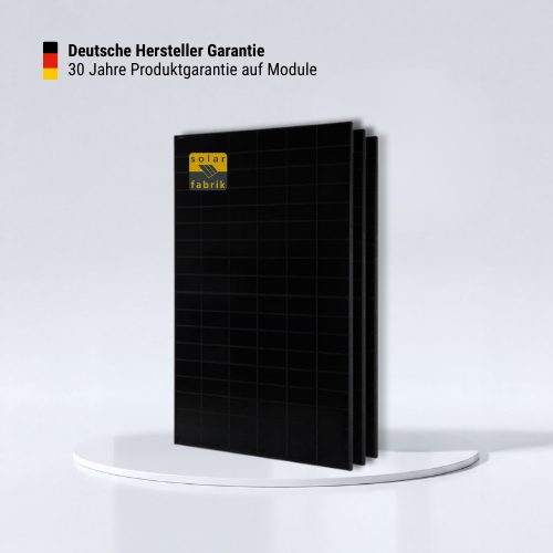 Solar Fabrik 480 BC S4 Full Black | Glas-Glas | Maximale Effizienz & Zuverlässigkeit