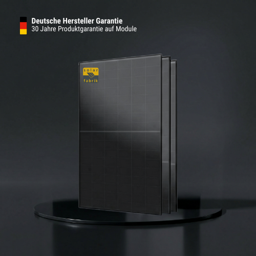 Solar Fabrik 475W | Full Black Glas-Glas| Premium Hochleistungsmodul