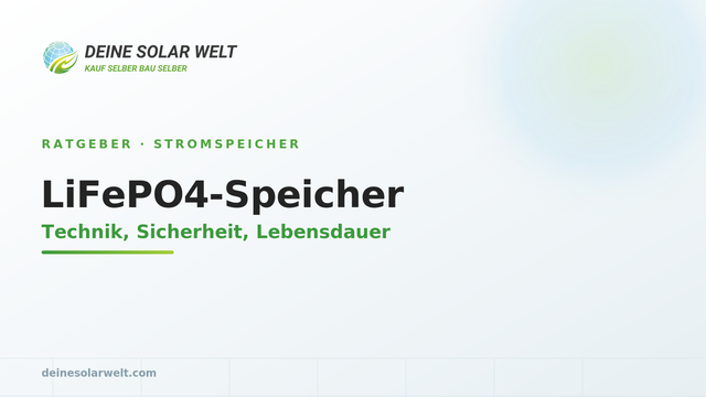 LiFePO4-Speicher: Technik, Sicherheit, Lebensdauer