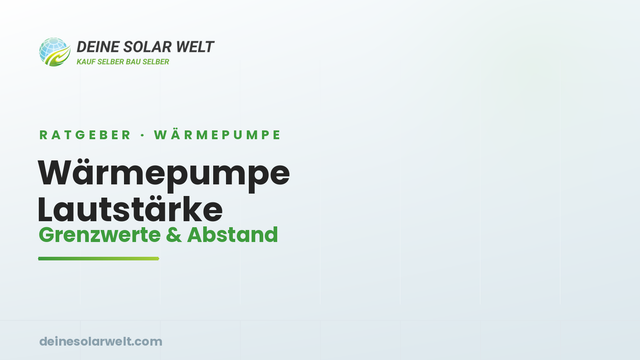 Wärmepumpe Lautstärke: wie laut ist sie – und was gilt beim Nachbarn?