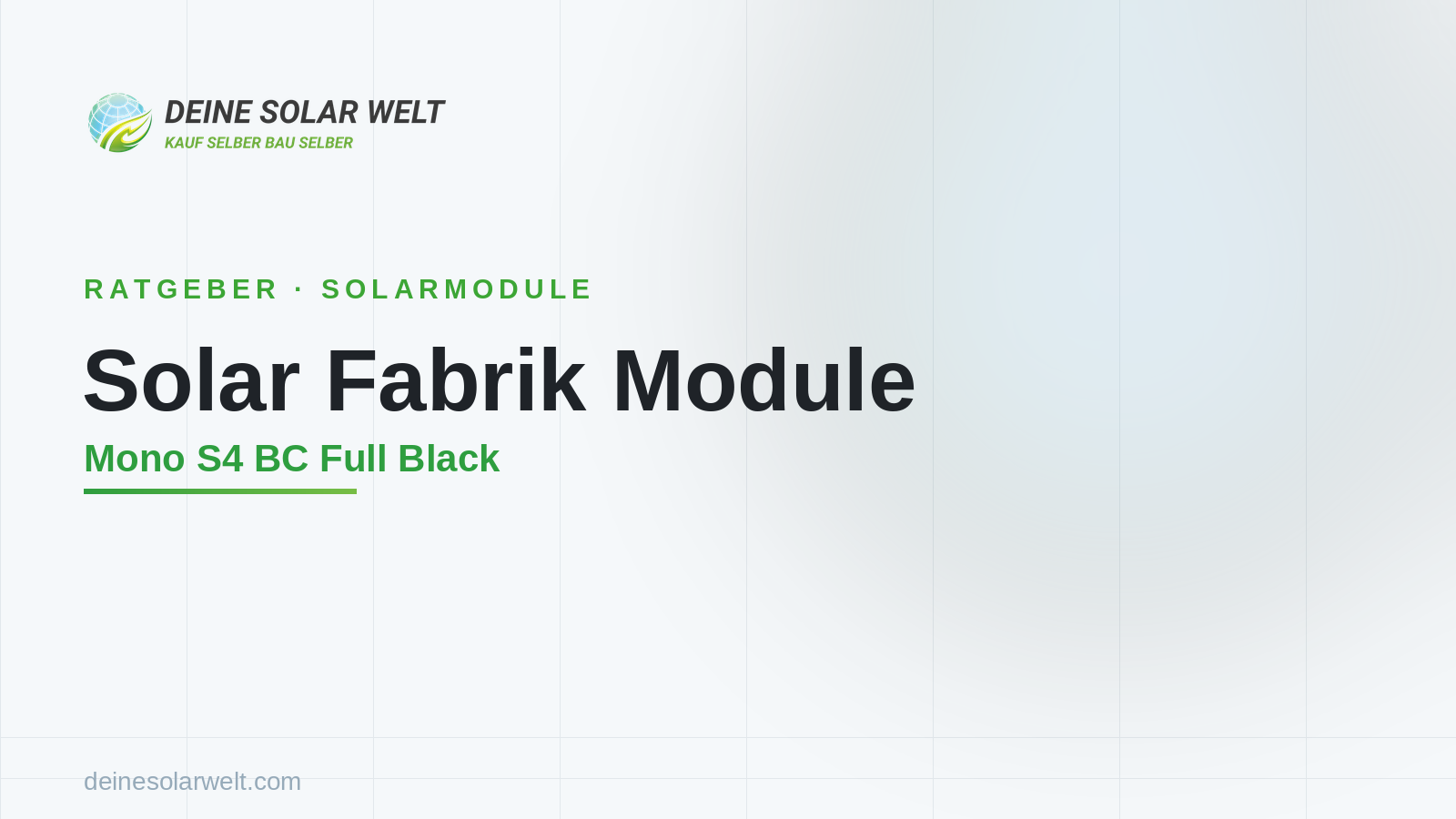 Solar Fabrik Solarmodule: lohnt sich die Mono S4?