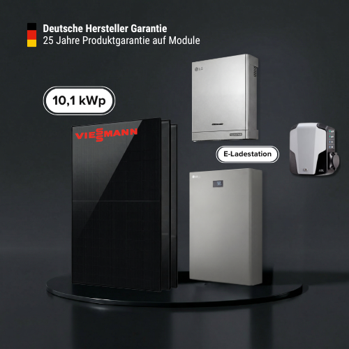Viessmann PV-Anlage 10,12 kWp mit LG ESS Speicher 11,0 kWh inkl. E-Auto-Wallbox