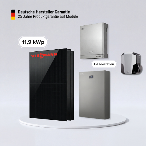 Viessmann PV-Anlage 11,96 kWp mit LG ESS Speicher 11,0 kWh inkl. E-Auto-Wallbox