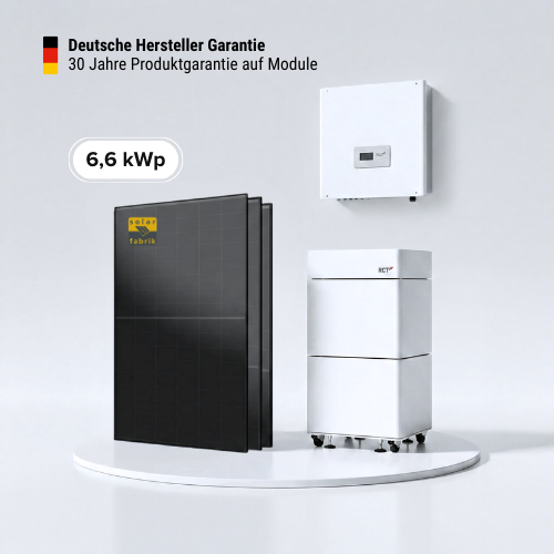 6,6 kWp Photovoltaik-Komplettpaket mit RCT Power Speicher-Made in Germany