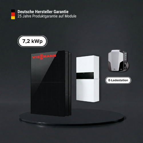 Viessmann 7,36 kWp mit Viessmann Speicher 5,0 kWh inkl. Wallbox – Made in Germany