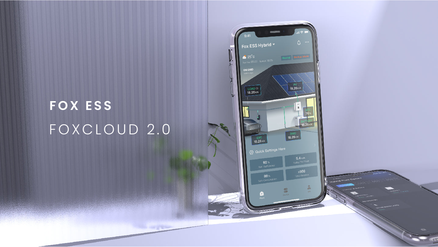 Solarkomplettpaket 8,1 kWp – Solarfabrik Full Black-Module – Fox ESS EQ3300 Speicher 6,4 kWh – Fox ESS H3-8.0 Smart Wechselrichter inkl. E-Auto-Wallbox