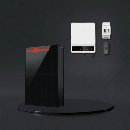 PV-Komplettset von Deine Solarwelt mit Viessmann Full Black Solarmodulen und GoodWe Hybrid-Wechselrichter