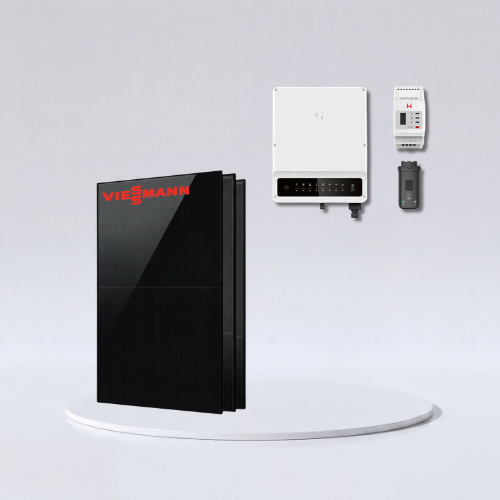 PV-Komplettset von Deine Solarwelt mit Viessmann Full Black Solarmodulen und GoodWe Hybrid-Wechselrichter
